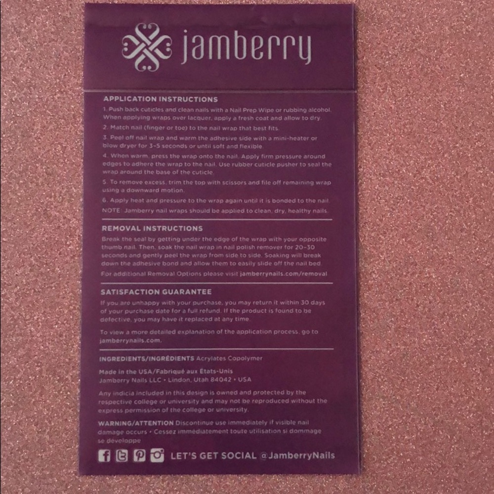 ✨NEW✨Jamberry Juniors Nail Wraps - Mod Love - Picture 4 of 4